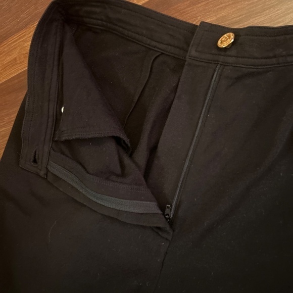 ST. JOHN Sport by Marie Gray Wide Leg Black Pants size Medium - Picture 5 of 10